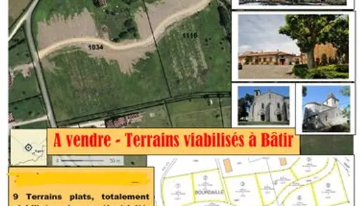 Terrains viabilises a saint-sardos 47360