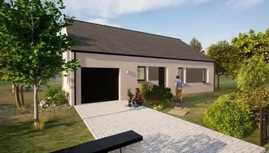 Projet de construction d'une maison neuve de 87.87 m² avec terrain à CHEMELLIER (49) 