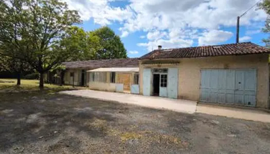 Maison à rénover sur grand terrain arboré 