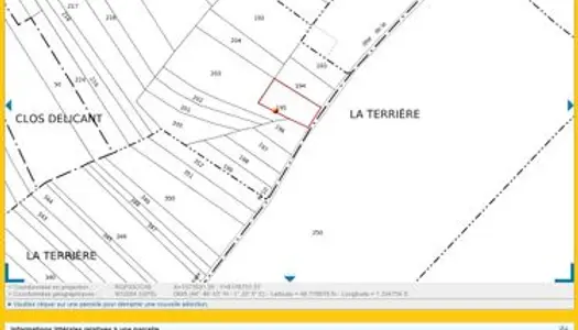 TERRAIN DE LOISIR / BOIS à MUZY 389 M2 / 0,039HA 