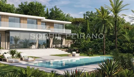 Exclusivite - Hauteurs De Cannes - Superbe Villa Contemporaine- Vue Mer Panoramique 