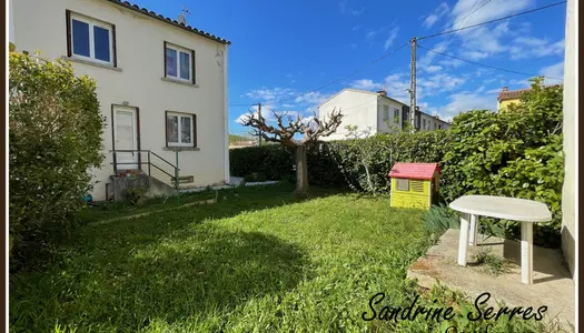 A vendre LIMOUX maison T4 avec garage et jardin 