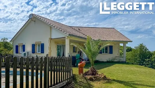 Spacieuse maison de 4 chambres avec piscine et garage, à seulement 5 minutes de Cazals 