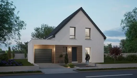 Terrain constructible + maison de 96 m² à Bindernheim 
