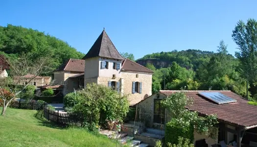 Propriété de campagne avec maison en pierre, annexe et piscine 