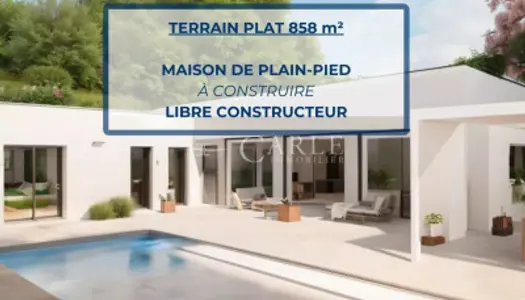 Terrain 854 m²