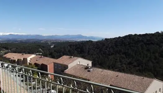 F1 24 M2 dernier étage Mougins Le Haut vue mer et montagne 