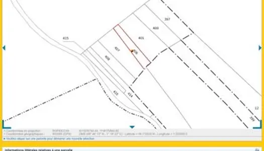 TERRAIN DE LOISIR / BOIS à MUZY 300 M2 / 0,030HA 