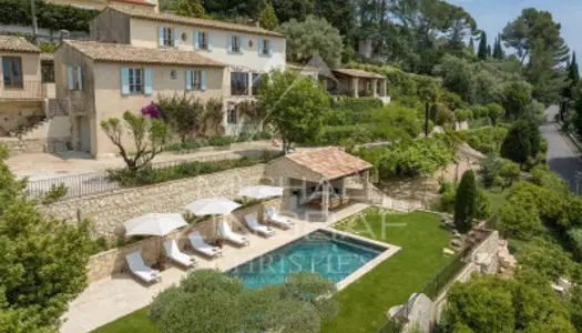 Saint-Paul-de-Vence - Villa provençale avec vue collines et mer 