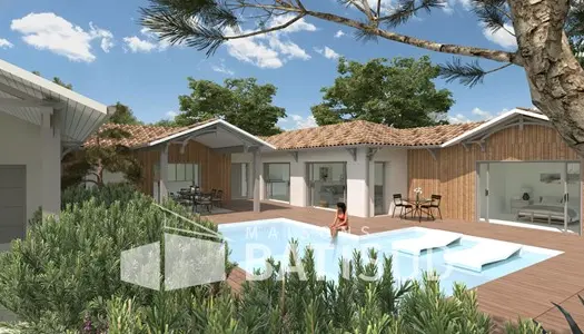 GUJAN-MESTRAS LA HUME-Terrain de 950m² + Villa 180m² 