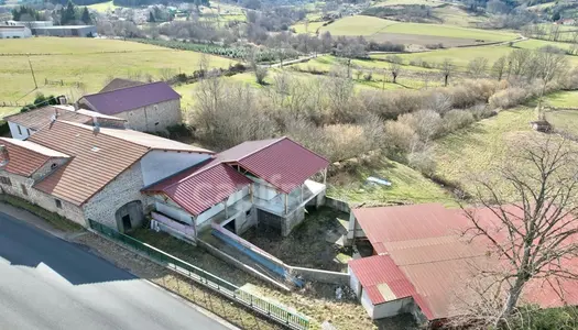 ANCIENNE FERME EN PIERRE DE 200 M2, 2 MAISONS, 7 CHAMBRES, 12 725 M2 DE TERRAIN, 1000 M2 DE 