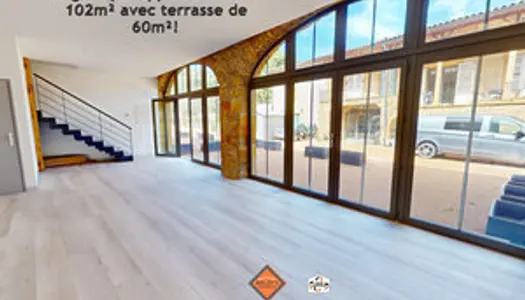 Magnifique appartement de 102m² lumineux dans un ancien corps d