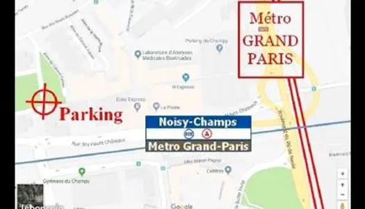 Places de parking proche RER A Noisy champs 