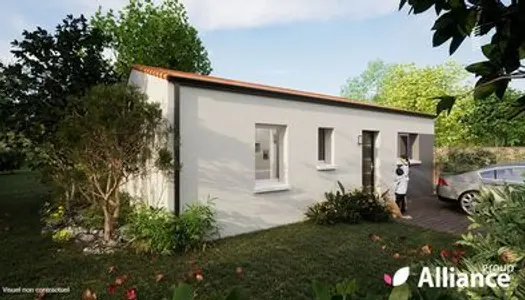 Projet de construction d'une maison neuve de 67.6 m² avec terrain à GORGES (44)