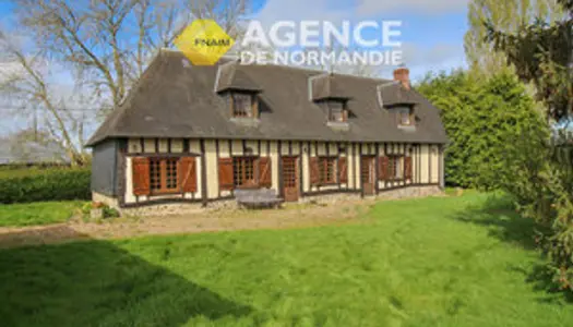 Maison Normande avc grand terrain à vendre près de BERNAY
