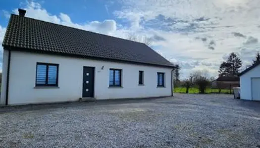 Pavillon de plain pied avec garage situé à Buironfosse