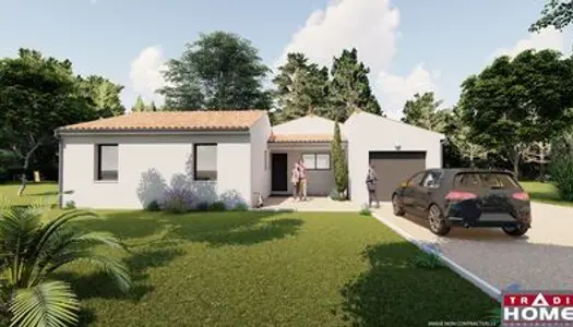 Projet de construction d'une maison 107.23 m² avec terrain à COURCOME (16) 