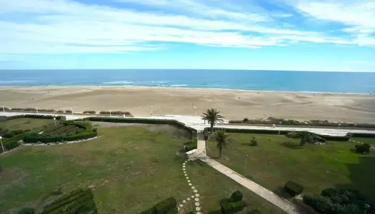 Canet-Plage, superbe T3 vue mer, belles terrasses,