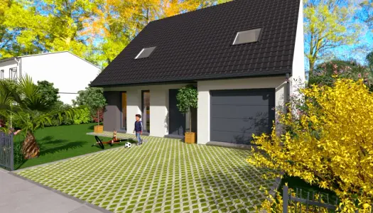 Terrain + maison 133 m² 
