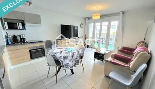 Appartement 3 pièces de 63 m² à Marcheprime avec un grand balcon. 