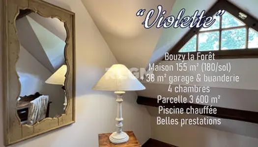 BOUZY LA FORÊT (45) « Violette » - Spacieuse maison de très belle qualité 4 chambres - Parcelle