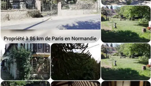 Ensemble immobilier de charme en Normandie 1 heure de Paris