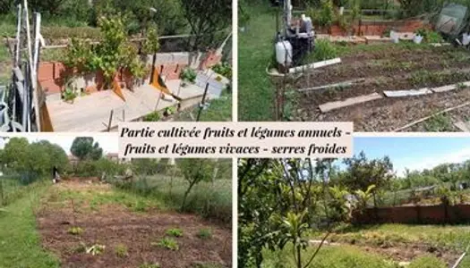 Jardin cultivé non constructible 1000m² 