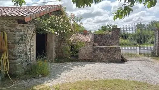 Maison de pierres saine, sur 700m2 fleuris et verdoyants clos de murs, aux portes de Nantes 