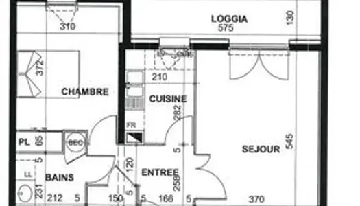 VENTE : appartement 3 pièces (51,12 m² Carrez) à JOUE LES TOURS