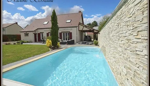 Dpt Loiret (45), à vendre proche de ORLEANS maison 4 ch - Piscine- garage camping-car- clos et au 