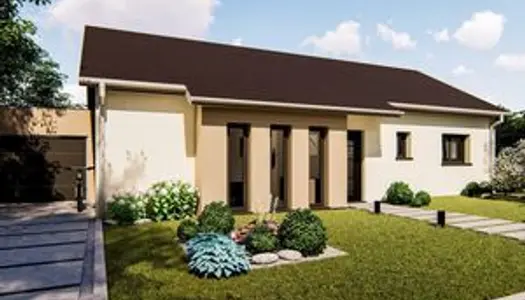 Projet de construction d'une maison 95.75 m² avec terrai...