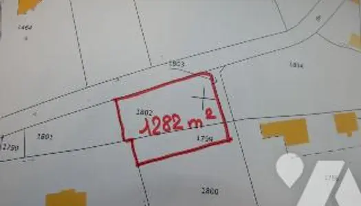 Terrain 1282 m²