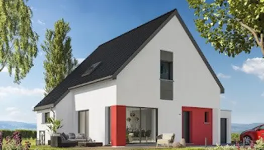 Terrain constructible + maison de 125 m² à Hochstatt
