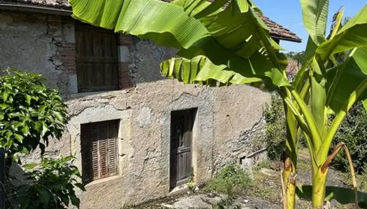 Pradines, maison en pierre à rénover avec terrain 