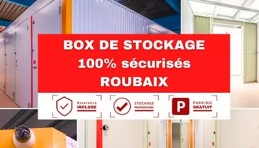 Box à louer / Garde meuble à Roubaix 2 m²