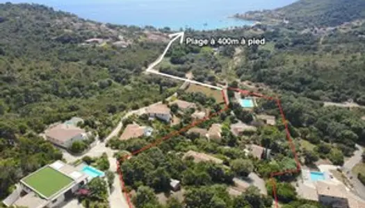 TARCO, à 400 m. de la plage à pied: ENSEMBLE IMMOBILIER composé de 2 VILLAS, 4 APPARTEMENTS ET 14 