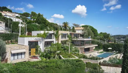 Villa contemporaine Mougins, Cote d'Azur à louer, vue mer, 5 ch 