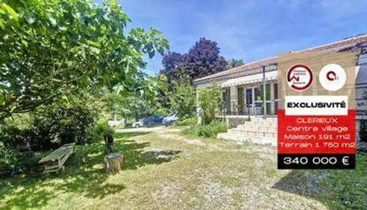 Maison - Villa Vente Clérieux 9p 191m² 340000€