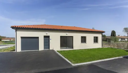 Maison neuve T4 de plain-pied avec jardin clôturé 