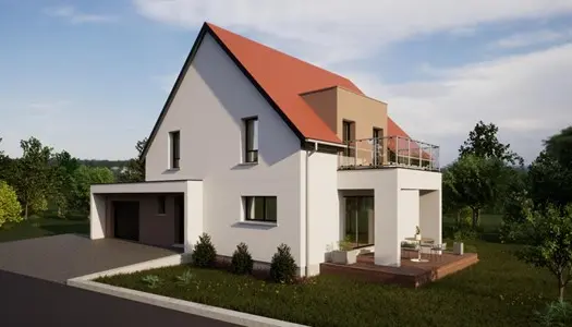 Terrain constructible + maison de 120 m² à Hochstatt