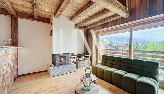 Dpt Haute Savoie (74), à vendre MEGEVE - Penthouse neuf de 110 m2 Carrez 