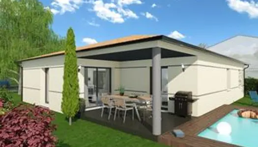 Projet de construction d'une maison 88.68 m² avec terrai...