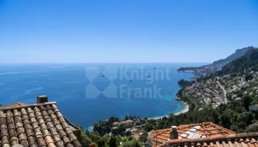 ROQUEBRUNE-CAP-MARTIN - Maison avec vue mer dans les murs du châ 