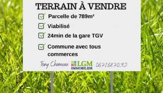 Terrain 789 m²