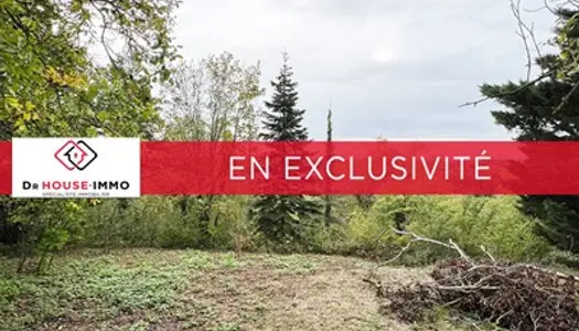 Terrain constructible 2.000m2, viabilisé, plein sud, vue à 180°, à Montgivray