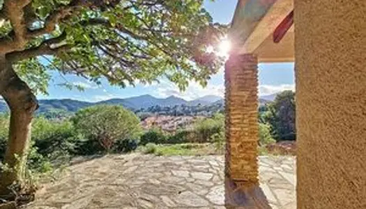 Rare Collioure Villa T4 avec magnifique vue sur les montagnes !