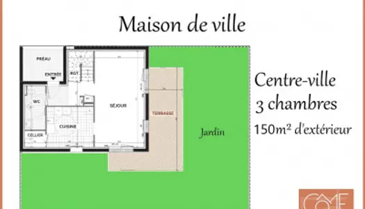 Maison 4 pièces 103 m² 