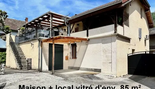 Dpt  (73) SAVOIE à CHINDRIEUX, proche d'Aix-les-Bains, maison individuelle avec local d'env. 85 m² 