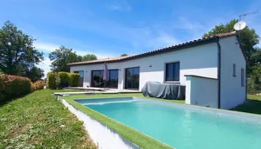 Maison contemporaine 127 m², 3 chambres, piscine, jardin 