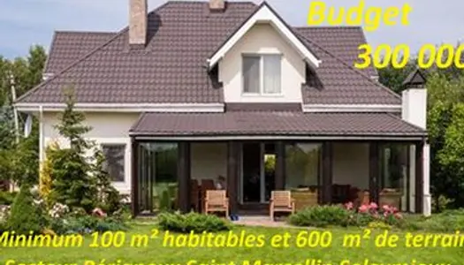 Maison individuelle 100 m² et 600 m² terrain Minimum